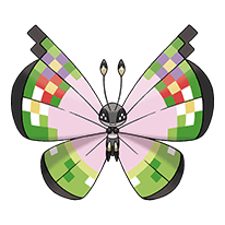 #666 Vivillon Fancy Pattern